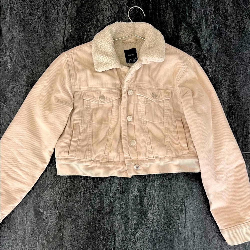Forever 21 teddy coat, size Small.